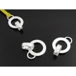 Zdjęcie - Krawatka kółko, próba Ag925 22mm